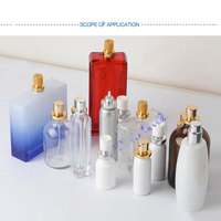Vente en gros semi-automatique pneumatique verre plastique parfum bouteille machine à pompe sertissage scellage fermeture machine