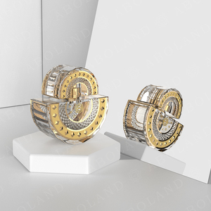 100ML New Design Luxury High End Rainbow Perfume <b>Bottle</b> Glass <b>Bottle</b> <b>Empty</b> <b>Spray</b> High-Grade Special Caps Perfume Packaging - Product Image 6