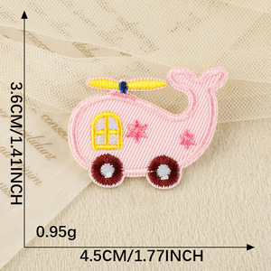 Moda Corea estilo transporte vehículo autoadhesivo bordado decorativo Diy parches pegatinas para bolsa sombrero ropa - Product Image 3
