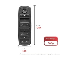 Ensemble de commutateur principal de lève-vitre électrique automatique 68110867AB, bouton de commande de porte avant gauche pour Dodge