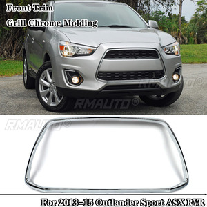 Pour Mitsubishi Outlander Sport ASX RVR 2013-2015 : Moulure de calandre avant chromée - Product Image 1