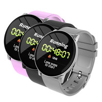 Montre connectée w8 pour femmes et hommes, avec android, moniteur d'activité physique, de fréquence cardiaque, météo, nouvelle collection