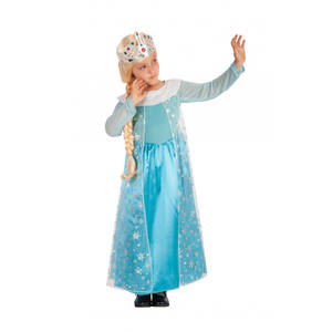 Costume da Principessa per Bambine, Blu, Taglia 8-11 Anni, Altezza 138-148 cm - Product Image 1