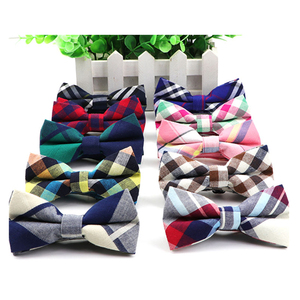 Classico <span class=keywords><strong>Papillon</strong></span> Del Capretto Del Vestito Del Bambino del Ragazzo Del Bambino Della Farfalla A Strisce del Cotone di Modo di Bowtie Regolabile Per I Bambini di Due Tone Bow Tie - Product Image 1
