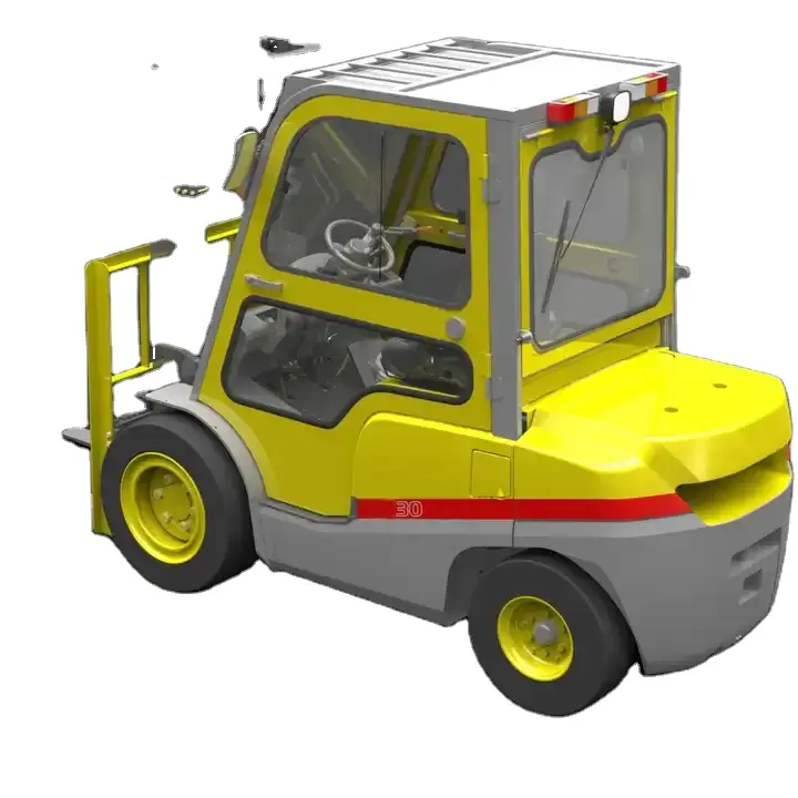Everlift 4Ton HELI merek Forklift truk harga dengan kabin dan pemanas modern TCM gaya forklift truk Harga forklift