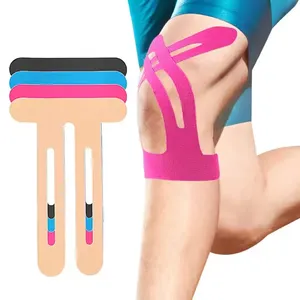 Bande de kinésiologie prédécoupée RS pour le genou – Bande athlétique <span class=keywords><strong>Ktape</strong></span> pour soutien et stabilité – Bande musculaire sportive pour la course à pied – <span class=keywords><strong>Ktape</strong></span> - Product Image 1