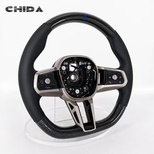 พวงมาลัยคาร์บอนไฟเบอร์สำหรับ <span class=keywords><strong>BMW</strong></span> ซีรีส์ 5 ใหม่ G60 G70 M5 G90 I5 <span class=keywords><strong>M60</strong></span> <span class=keywords><strong>I7</strong></span> X2 M35i X3 G45 G48 G18 X5 X6m Sport ปี 2025 2026 - Product Image 5