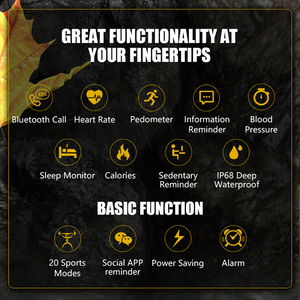 Bán Chạy Đồng Hồ Thông Minh Đồng Hồ Thông Minh Thể Thao Đa Chức Năng Theo Dõi Sức Khỏe Màn Hình HD IPS 1.32 Inch - Product Image 6