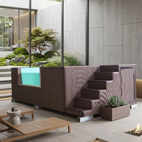 Piscine en fibre de verre sur mesure, piscine modulaire en FRP, piscine pour cour, villa, extérieur, résidentiel, fabricant Chine