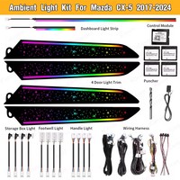 ICarsin pour Mazda CX-5 CX5 2017-2024 - Éclairage d'ambiance dynamique style ciel étoilé OEM - Accessoires de mise à niveau de l'éclairage LED intérieur de voiture
