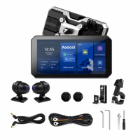 Navegador GPS para Motocicleta Aoocci C9 Pro Max, Impermeable, con Pantalla Redonda Legible Bajo la Luz Solar, para Conducción al Aire Libre