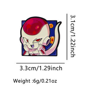 دبابيس معدنية مطلية بالذهب من YINI، شارات مخصصة منقوشة بتصميم كرتوني لشخصية وو كونغ، إكسسوارات حقائب إبداعية وفريدة - Product Image 5