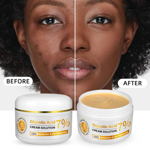 Cuidado DE LA PIEL Iluminador 7% Ácido glicólico <span class=keywords><strong>Crema</strong></span> facial <span class=keywords><strong>Hidratante</strong></span> <span class=keywords><strong>Crema</strong></span> iluminadora de la piel que reduce los poros - Product Image 1