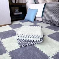 Drop shipping Pack Living, Room EVA Cube Puzzle Floor Foam Pad Mat Foam Carpet Padding Mosaic tapis Carpet with pile plush/