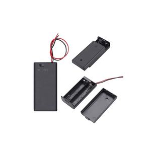 GT3-1834 #   2 X 1.5V AA UM-3 Kotak Tempat Penyimpanan Baterai Plastik & Logam - Product Image 2