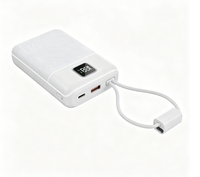 Chargeur portable PD45W - Charge rapide, grande capacité, 20000mAh, batterie externe mobile, batterie externe portable compacte pour l'extérieur
