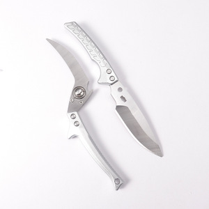 <b>Kitchen</b> Heavy Duty <b>Scissors</b> Stainless Steel Multi Functional For Home Use Elbow Shape Silver Color - Product Image 3