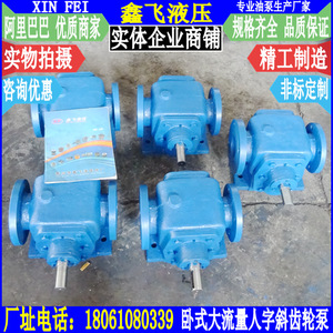 Pompe à huile à engrenages hélicoïdaux horizontale à haut débit XB-315 WXB-B315 XBZ XLB-315 Pompe hydraulique à chevrons - Product Image 2