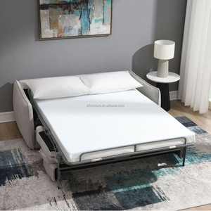 Modern Extendable Foldable Fabric <b>Sofa</b> Bed Convertible 3-Seater Living Room Couch with Mattress Apartment <b>Sleeping</b> <b>Sofa</b> Bed - Product Image 1
