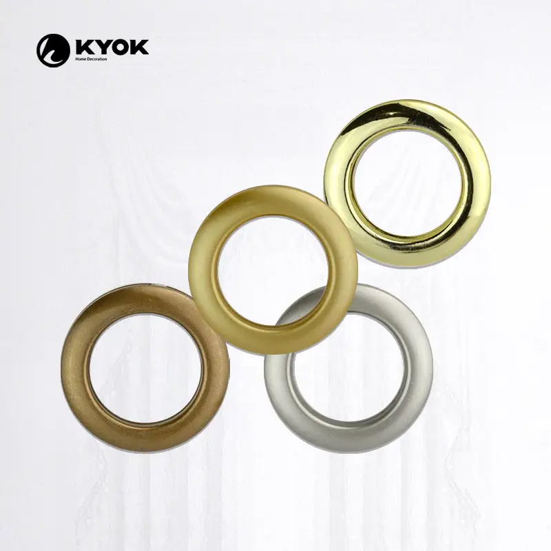 KYOK cheap quality bamboo texture curtain rod rings