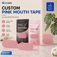 Bandes adhésives buccales personnalisées 76*38mm pour un meilleur sommeil, une respiration nasale saine, anti-ronflement, OEM ODM
