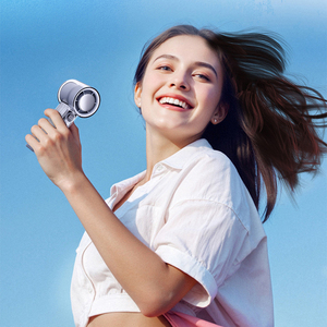 100-Speed Adjustment High Speed Handheld Fan 12,000-14,000 RPM Rapid Cooling Fan LED Digital Display Wireless <b>Cooler</b> Fan - Product Image 1