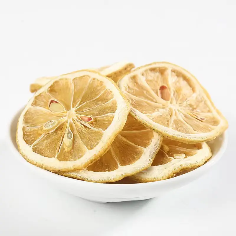 Китайские фабрики производят натуральные высококачественные сушеные ломтики лимона оптом
