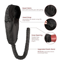Accessoire pour sèche-cheveux, bonnet de séchage profond réglable extra large, bonnet chauffant pour le soin des cheveux