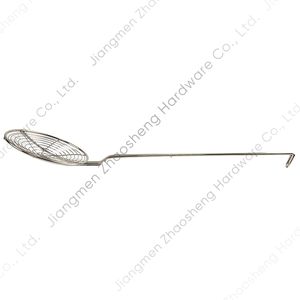 7 "سلك حلزوني مقشدة الفولاذ المقاوم للصدأ العنكبوت مصفاة المطبخ الطبخ مصفاة القلي العنكبوت مقشدة مغرفة - Product Image 3