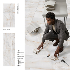 Lahn Marfil Glossy Polished Glazed Porcelain Marble <b>Tiles</b> 600x1200mm 60x120cm Large Format Floor Wall - Product Image 6