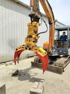 JT Energy Forest Timber Grappin à bois hydraulique pour excavatrices