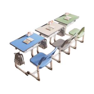 Silla <span class=keywords><strong>de</strong></span> Escritorio para Estudiantes con Altura Ajustable, Muebles Escolares Cómodos, Juego <span class=keywords><strong>de</strong></span> Escritorio <span class=keywords><strong>y</strong></span> Silla Escolar <span class=keywords><strong>de</strong></span> Metal - Product Image 6