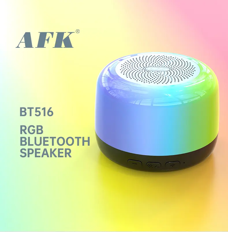 Più economico buon suono luci colorate 5W musica altoparlante Bluetooth regali per tutte le persone