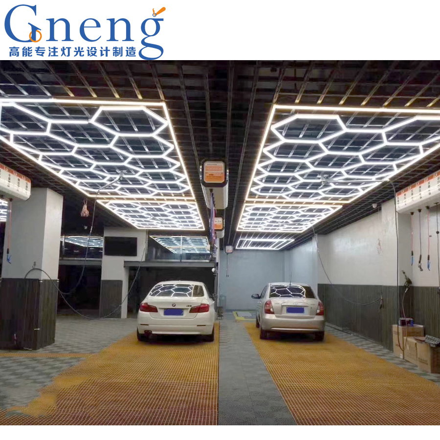 Wholesale OEM High Effective Industrial Lighting DIY Assembling Hexagonal Lights ZT1028 for Car Detailing Lighting