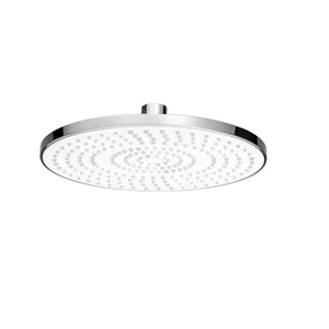 Testa <span class=keywords><strong>doccia</strong></span> rotonda da 9 pollici a funzione singola cromata con G1/2 ugelli di plastica a sfera per pulire gli ugelli per bagno - Product Image 4