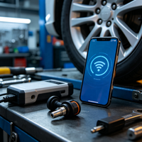 Capteur TPMS Bluetooth LAUNCH TSENSOR-B pour Tesla Model 3 Y S X 2.4GHz BLE, capteur de pression des pneus sans reprogrammation