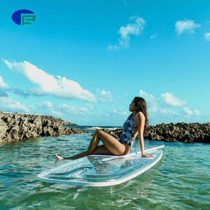 Flotante Touring Rowing Race Viajar Transparente <span class=keywords><strong>Surf</strong></span> Pesca Windsurf Stand up Board sup Paddle - Product Image 3