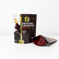 Sachets personnalisés de 150g/250g/500g, petites pochettes thermoscellables, matériau PET/VMPET/PE de qualité alimentaire pour l'emballage de chocolats et de snacks