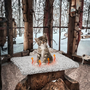 Camas Calefactoras Premium para Perros Grandes, Grises, Ortopédicas, de Memoria, Ecológicas, de Felpa Sólida, con Forma de Animal, de Piel Sintética, en Oferta - Product Image 3