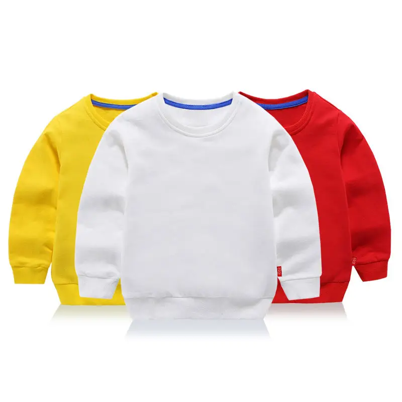 Maglione maglione per bambini con Logo personalizzato invernale per bambini in tinta unita