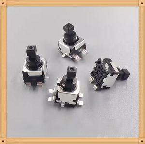 Interruptor de Botón Metálico SPEF210101 SMD 9.4x9.0x6.9mm con Bloqueo 1A 14.5V DC 3N 1NC Tipo Vertical Estándar Automotriz 40000 Ciclos - Product Image 3