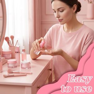 Manufacture High Quality 60ml <b>Plastic</b> Transparent Round Shape Cosmetic Skincare Spray <b>Bottle</b> <b>Empty</b> Makeup <b>Bottle</b> With Lid - Product Image 6