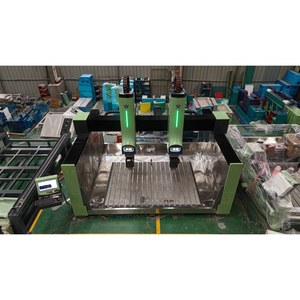 Machine de gravure sur pierre CNC automatique à double tête 5 axes, routeur haute précision pour sculptures 3D en granit, marque JINZUAN - Product Image 2