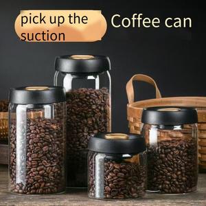 <span class=keywords><strong>Vacare</strong></span> - Recipiente de Vidrio de Borosilicato Reutilizable de 800 ml, Apto para Alimentos, Diseño Moderno, Sellado al Vacío, para Conservar Granos de Café en la Cocina - Product Image 3