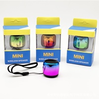 Mini-enceinte extérieure sans fil 5.0 en métal avec microphone intégré, son puissant pour les fêtes