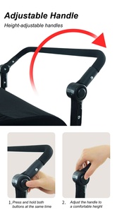 Lớn có thể gập lại vật nuôi xe đẩy sang trọng Jogger Xe đẩy cho chó cochecito plegable Para perros medianos Y Grandes - Product Image 3