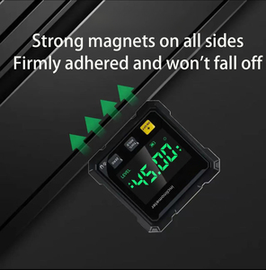 Télémètre numérique rechargeable DIY avec double <span class=keywords><strong>laser</strong></span> rouge, cadre magnétique en alliage d'aluminium à quatre côtés, précision de 1 mm, électronique - Product Image 5