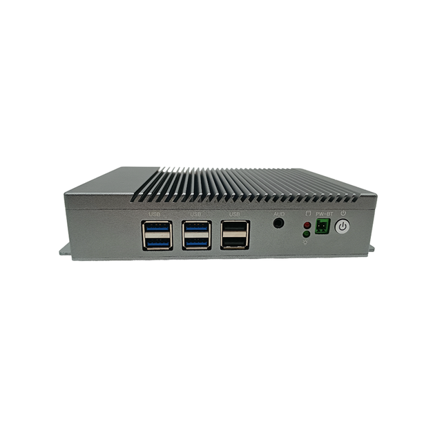 Compact N100 Fanless Aluminum Cooling Dual LAN Embedded Computer Mini PC in Stock for Industrial Use
