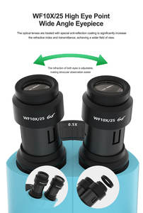 再生RL-M6T Pro-B11三目高清立体显微镜 + SS-033光源 + 0.5ctv适配器 + <span class=keywords><strong>M</strong></span>-17触摸控制4k高清摄像机 - Product Image 3