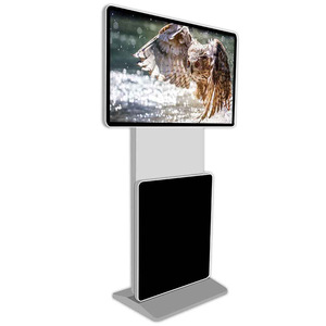 43 49 55 pulgadas Soporte de suelo 360 Pantalla digital inteligente Pantalla de publicidad <span class=keywords><strong>LCD</strong></span> Quiosco Rotación Señalización digital - Product Image 1